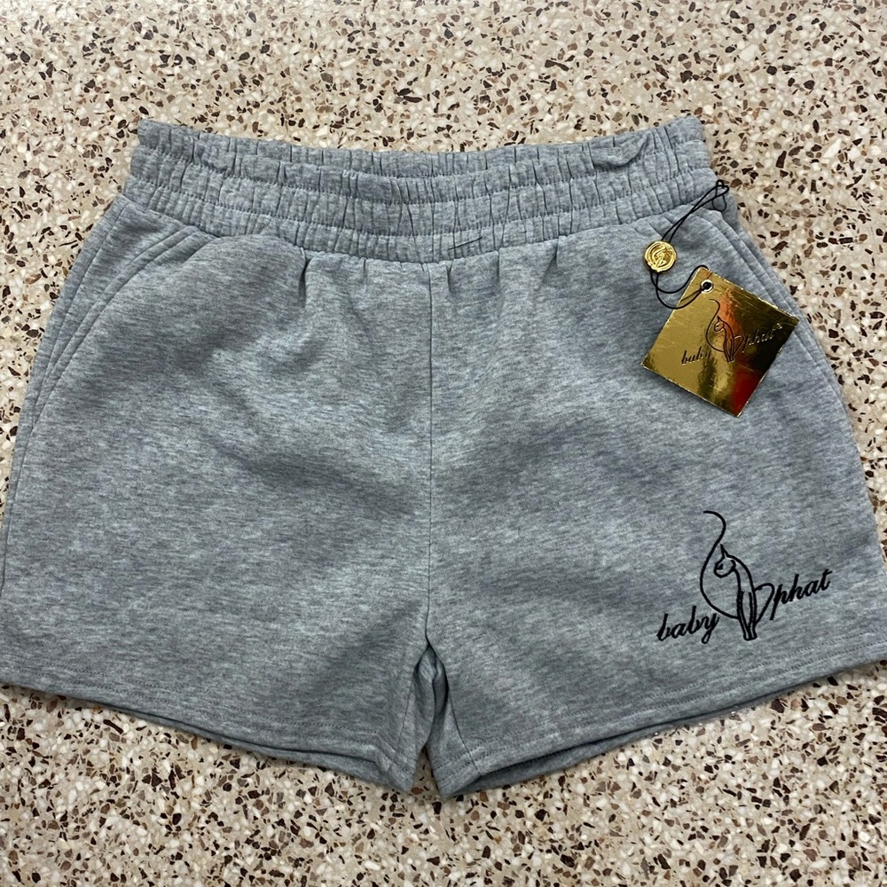 Baby Phat Heather Gray Athletic Shorts